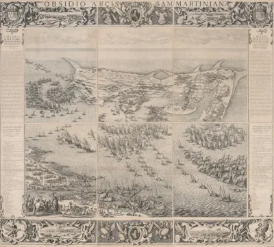 A-Jacques Callot, Siege of the Citadel of Saint Martin on the Isle de Ré