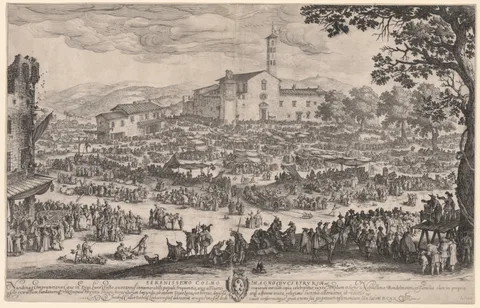 A-Jacques Callot, The Fair at Impruneta