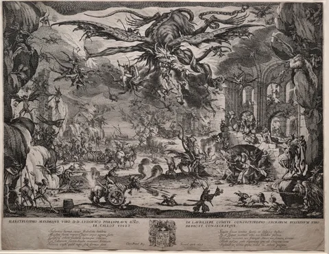 A-Jacques Callot, The Temptation of Saint Anthony (second version)