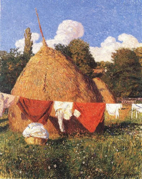Bela Grunwald, Drying Clothes