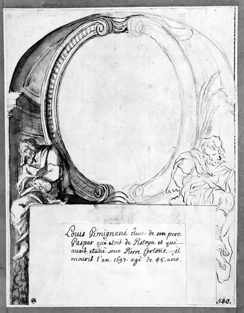 Ludovico Giminiani, Oval window in apse