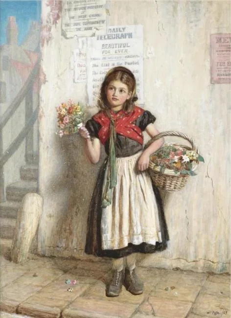 William Baxter Collier Fyfe, The flower girl