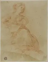 Il Pomarancio Cristoforo Roncalli, Woman Seated on Clouds