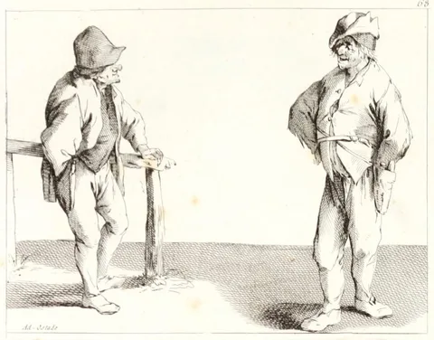 Jean Duplessi-Bertaux, Two peasants