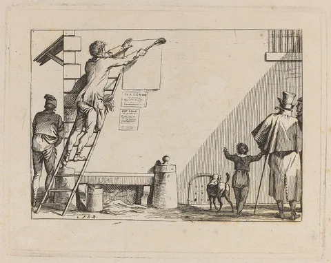 Jean Duplessi-Bertaux, Street Scene
