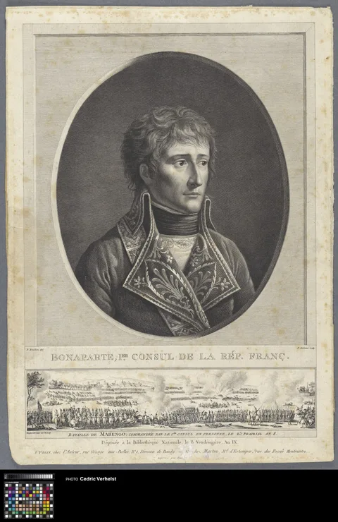 Jean Duplessi-Bertaux, Portrait of Napoleon Bonaparte