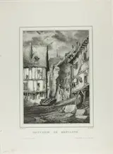 Eugene Gabriel Louis Isabey, Plate Four, from Souvenir of Brittany