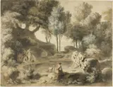 William Taverner, Women Bathing in Pond
