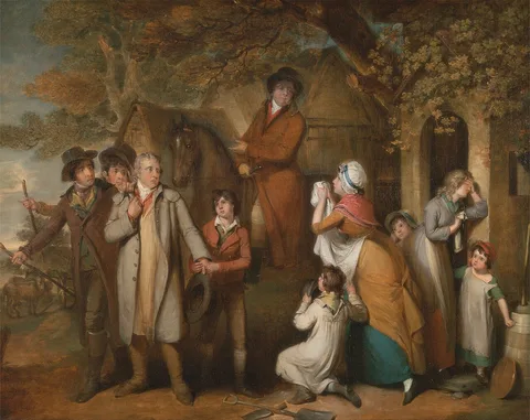William Redmore Bigg, The Severe Steward, or Unfortunate Tenant