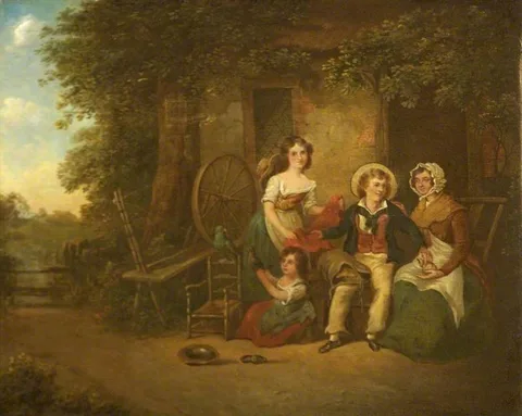 William Redmore Bigg, The Sailor Boy's Return from a Prosperous Voyage