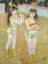 Después de Pierre-auguste Renoir, Acrobats at the Cirque Fernando (Francisca and Angelina Wartenberg)