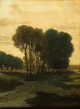 a Constant Troyon, A Clump of Trees