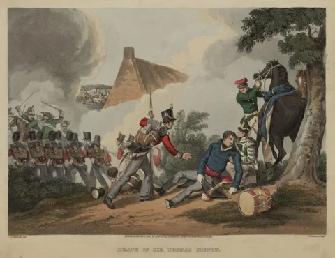 Matthew Dubourg, Death of Sir Thomas Picton