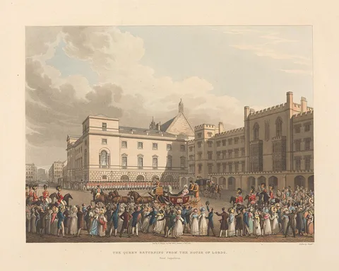 Matthew Dubourg, The Queen Returning from the House of Lords