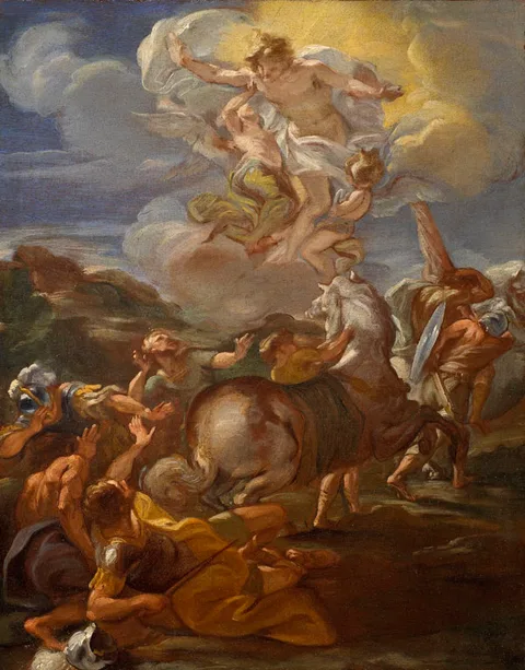 Giovan Battista Gaulli, Conversion of Paul