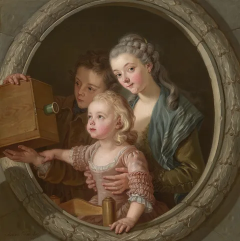 Charles-Amédée Van Loo, The Camera Obscura