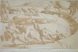 Comte de Caylus Anne Claude Philippe de Tubières, Fishermen Drawing in their Nets (after Giulio Romano, 1499-1546)