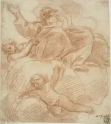 Guillaume Courtois il Borgognone, Study for God the Father