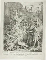 Charles Nicolas Cochin, La Lorraine reunie a la France (Lorraine Reunited with France)