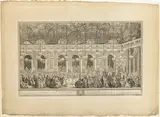 Charles Nicolas Cochin, Decoration for a Masked Ball given by the King