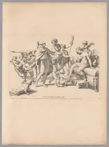 Charles Nicolas Cochin, Alexandre et Roxane, from Recueil d'estampes d'après les plus beaux tableaux et d'après les plus beaux desseins qui sont en France (Cabinet Crozat)