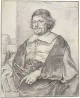 Joachim von Sandrart d.Ä., Portret van Caspar Barlaeus