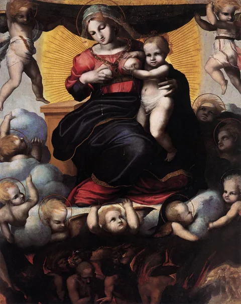 Pedro Machuca, The Virgin and the Souls of Purgatory