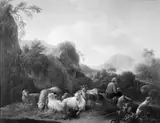 Joseph Roos, Family of Shepherds in a Mountainous Landscape