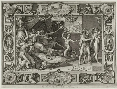 Cornelis de Cort, The Calumny of Apelles