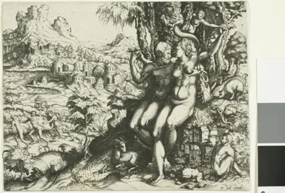 Cornelis de Cort, Adam and Eve and the Expulsion from Paradise