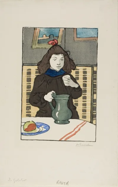 Lepere Louis-Auguste, Little Girl with Pot