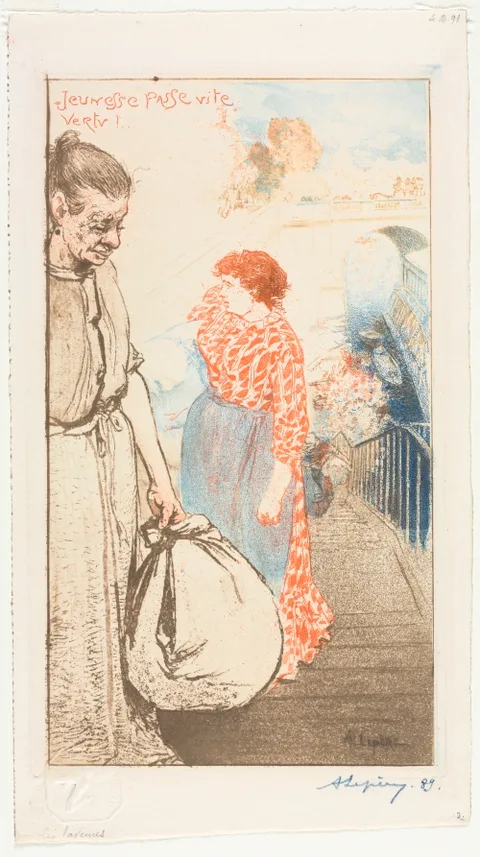 Lepere Louis-Auguste, Washerwomen