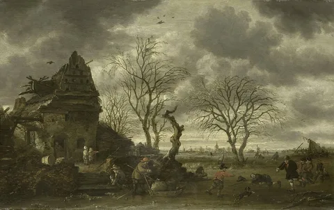 Salomon Rombouts, Winter scene
