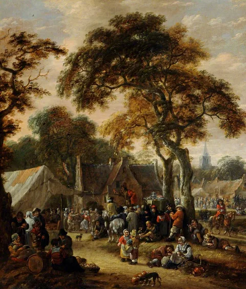 Salomon Rombouts, A Village Kermesse