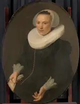 Nicolaes Eliasz. Pickenoy, Portrait of Maria Joachimsdr Swartenhont (1598-1631)