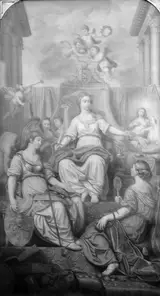 Louis Fabritius Dubourg, Allegorie op de rechtspraak