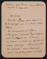 Stéphane Mallarmé, Brief aan Philip Zilcken
