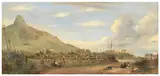 Thomas William Bowler, Lion's Head and Sea Point from Green Point, Cape of Good Hope