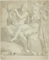 Following of Annibale Carracci, Hercules and Iole