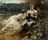 Arthur Hacker, The Temptation of Sir Percival