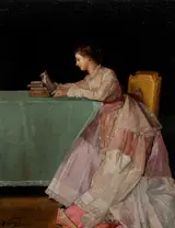 Jules Adolphe Goupil, Seated Woman