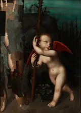 Aurelio Luini, Cupid with a myrtle