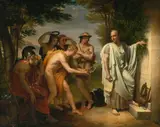 Jean-Bruno Gassies, Horace at the tomb of Virgil