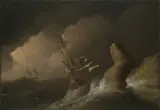 Johann van der Hagen, An English ship driven onto the rocks