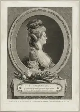 Augustin de Saint-Aubin, Louise Émilie, Baroness of ***