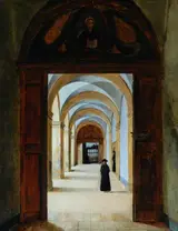 Charles-Marie Bouton, Cloisters of a Cathedral