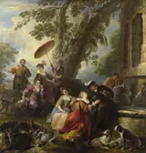 Joseph François Parrocel, The Return from the Hunt