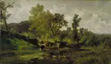 Carlos de Haes, Flemish Landscape