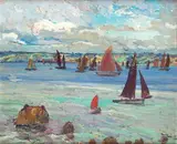 Leon Kaufmann, Regatta in Tréboul