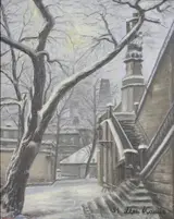 Leon Kaufmann, Castle Veranda in Malmaison